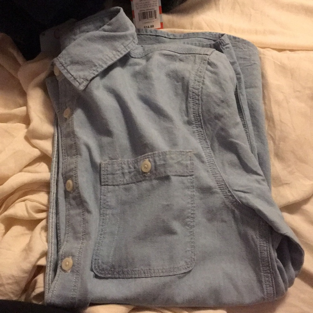 2/$15 Gymboree Jean Long Sleeve Button Down